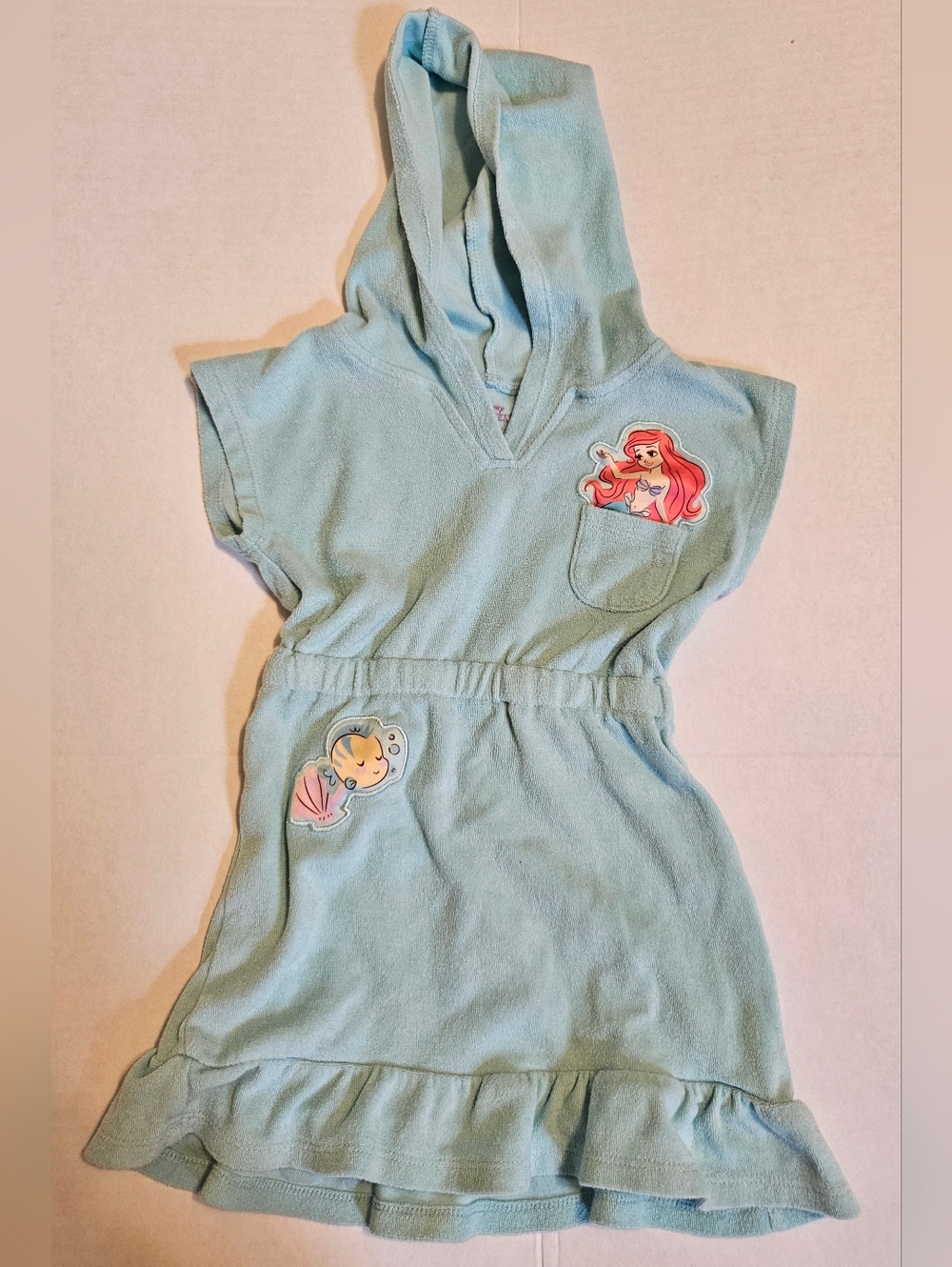 Disney Little Mermaid Swim Cover Up 4t